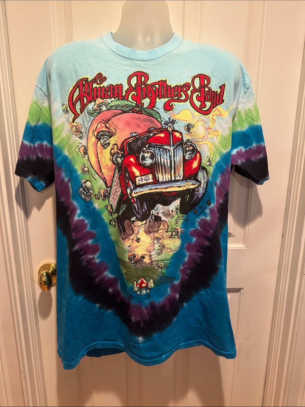 Liquid Blue Allman Brothers Band Tie dyed T shirt